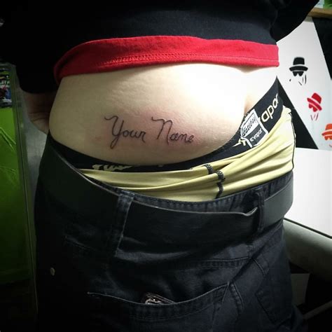 I got a tattoo of another man’s name on my butt and my ...